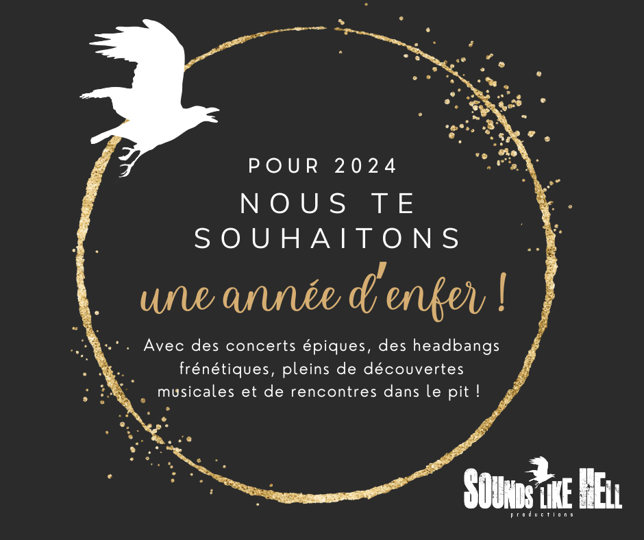 bonne année 2024 SLH productions we rock lyon